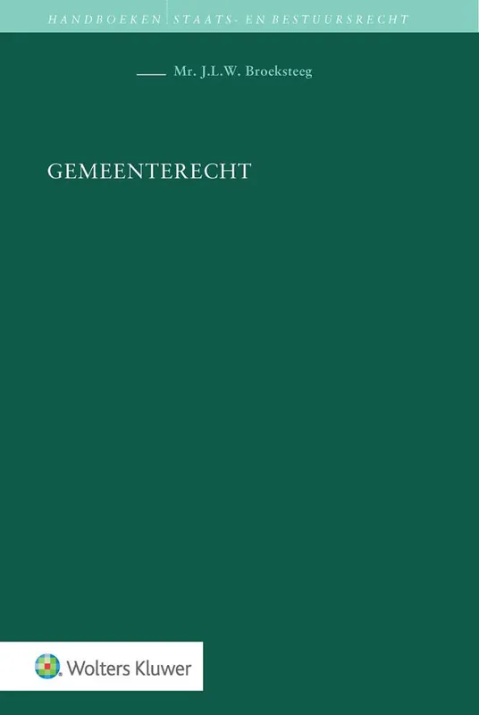 Gemeenterecht / Druk 1 Bestel Nu