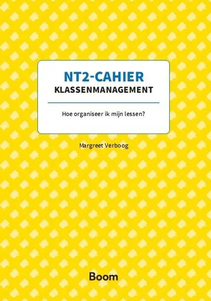 NT2-Cahier Klassenmanagement / Druk 1 Gecertificeerd