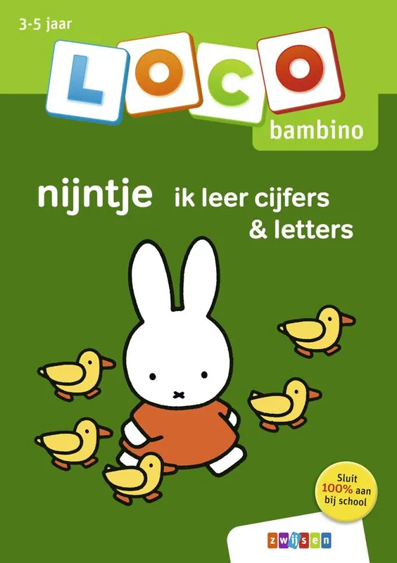 nijntje ik leer cijfers & letters 3-5 jaar / Druk 1 Bestel Nu