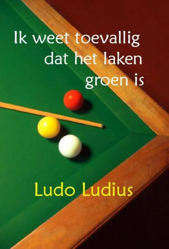 Ik weet toevallig dat het laken groen is / Druk 1 Veilige Betaling