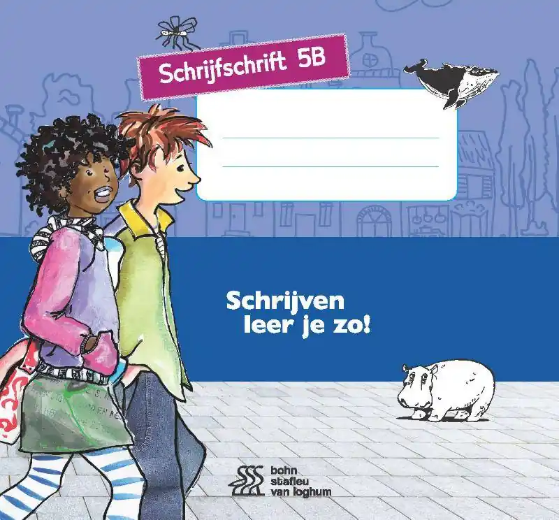 Schrijven leer je zo! Schrijfschrift 5B - 5 stuks / Druk 3 Weekendaanbieding