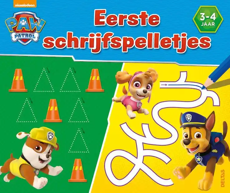 Hoge Kwaliteit Paw Patrol eerste schrijfspelletjes 3 - 4 jaar / Druk 1