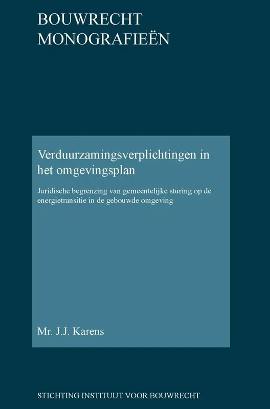 Express Levering Verduurzamingsverplichtingen in het omgevingsplan / Druk 1