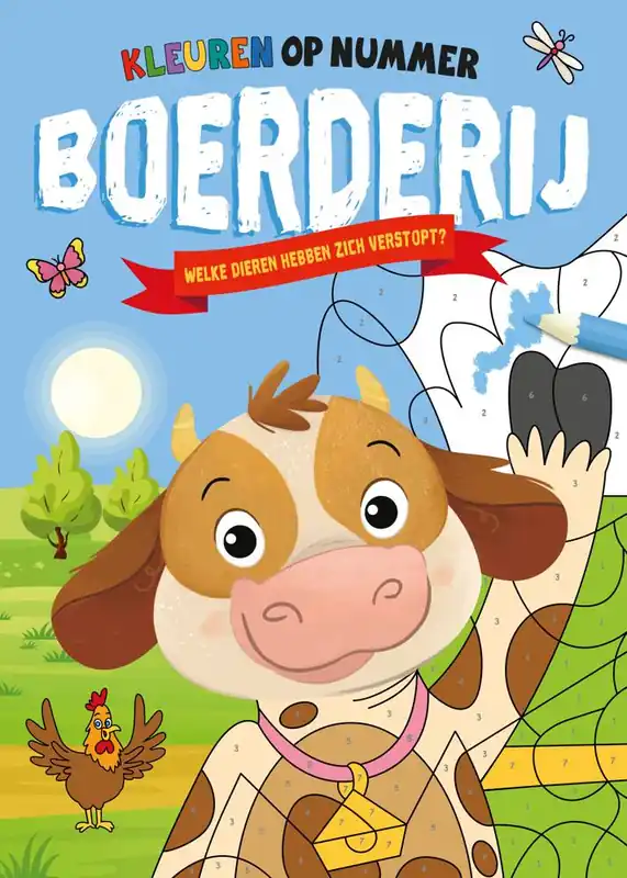 Premium Boerderij - Kleuren op nummer / Druk 1