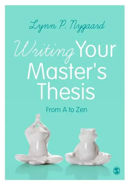 Aanbieding Writing Your Master's Thesis