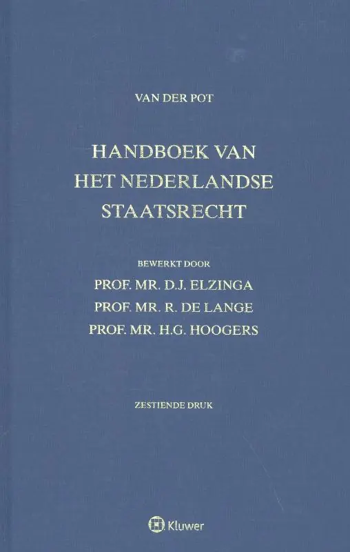 Handboek van het Nederlandse staatsrecht, Van der Pot - van der Pot Lage Kosten