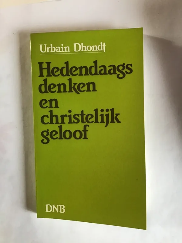 Fabrieksprijs Hedendaags denken en christelyk geloof - Dhondt