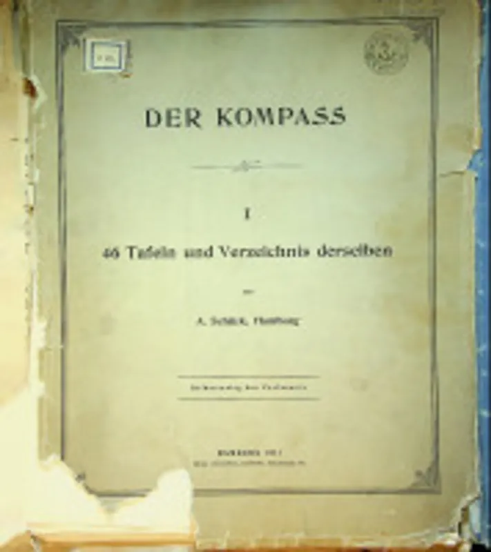 Der Kompass 1911, 2 teile - Collective Rechtstreeks Van De Fabrikant