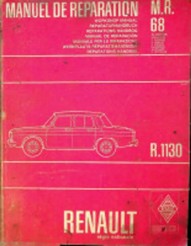 Finale Uitverkoop Werkpplaats handboek Renault R.1130 - Renault