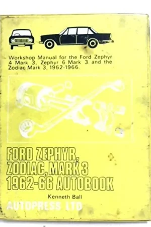 Beste Prijs Ford Zephyr, Zodiac, Mark 3 1962-66 Autobook - Kennth Ball