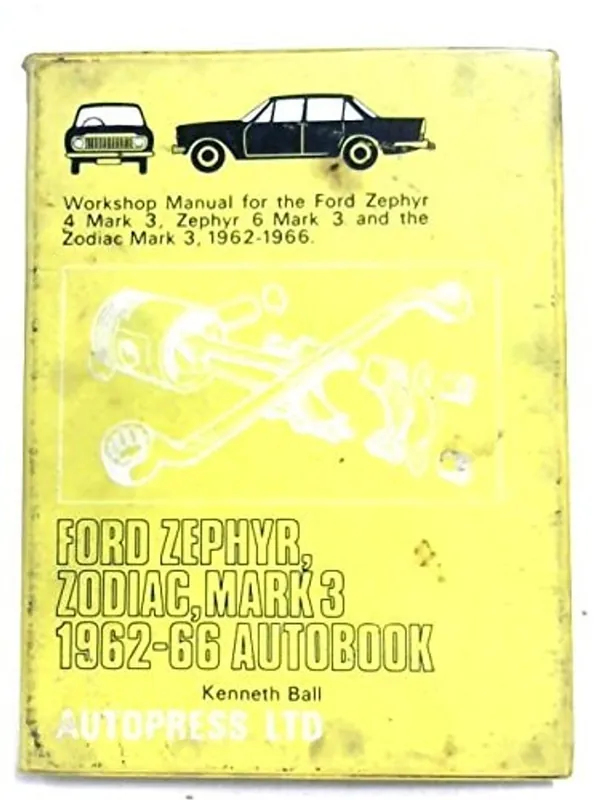 Beste Prijs Ford Zephyr, Zodiac, Mark 3 1962-66 Autobook - Kennth Ball