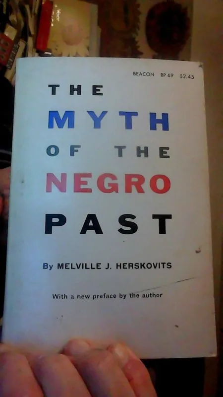 Goedkoop The Myth of The Negro Past Wth a new preface by the author - Melville Herskovits