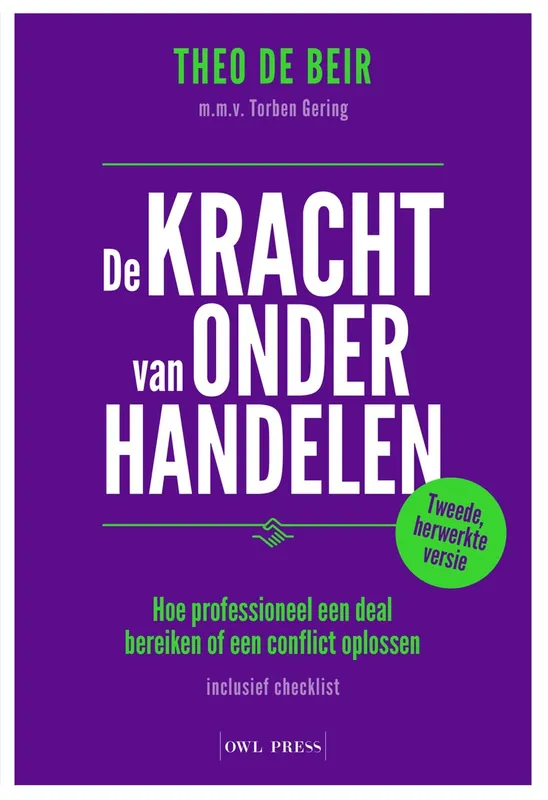 De kracht van onderhandelen - Theo De Beir Fabrieksprijs