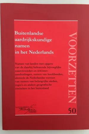 Buitenlandse aardrijkskundige namen in het Nederlands - Onbekende auteur Op = Op