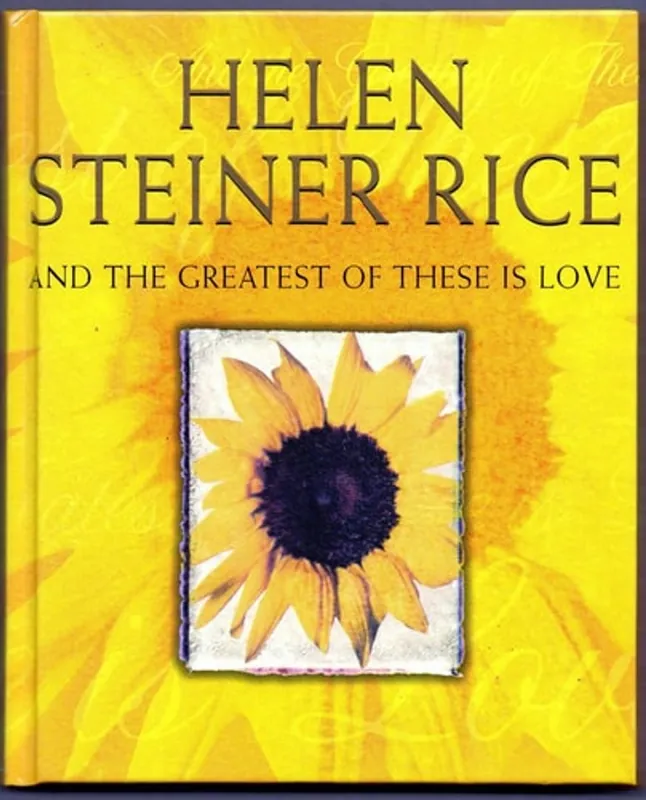 And the Greatest of These Is Love - Helen Steiner Rice Exclusieve Aanbieding
