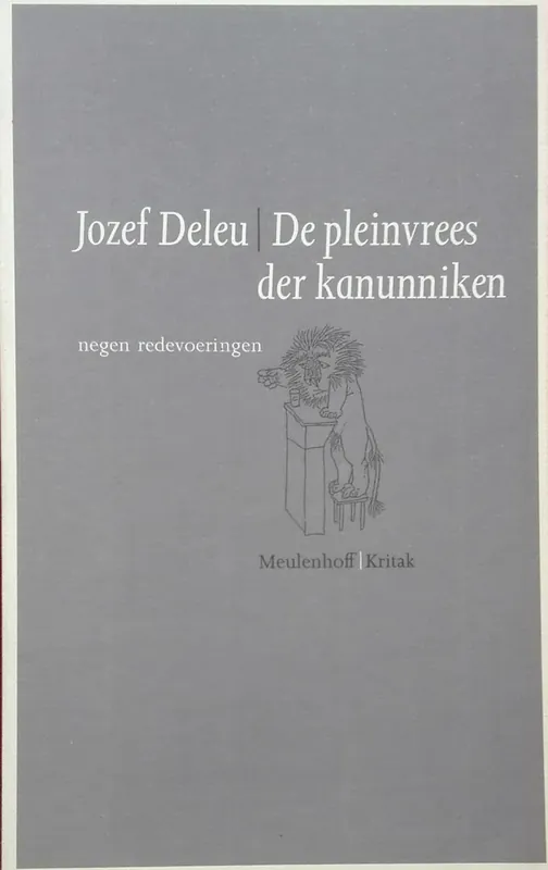 Must-Have De pleinvrees der kanunniken - Josef Deleu