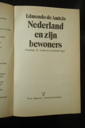 Dagaanbieding Nederland en zijn bewoners - Edmondo de Amicis