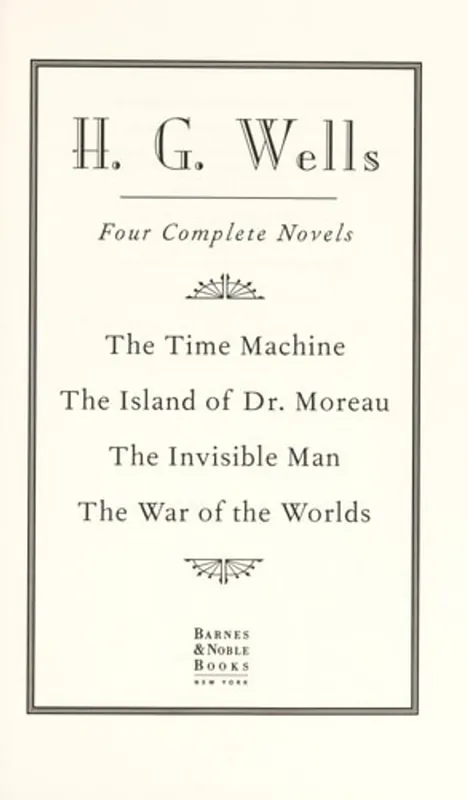 Beperkt Aanbod Four complete novels - H.G. Wells