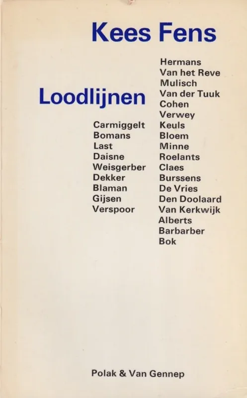 Loodlijnen - Kees Fens Gecertificeerd