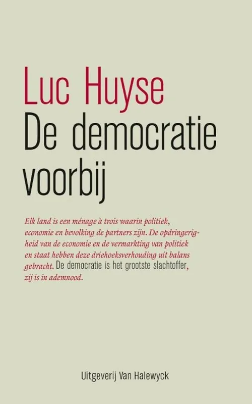 Nu Kopen De democratie voorbij - Luc Huyse