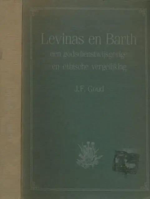 Levinas en barth - Goud Laatste Versie