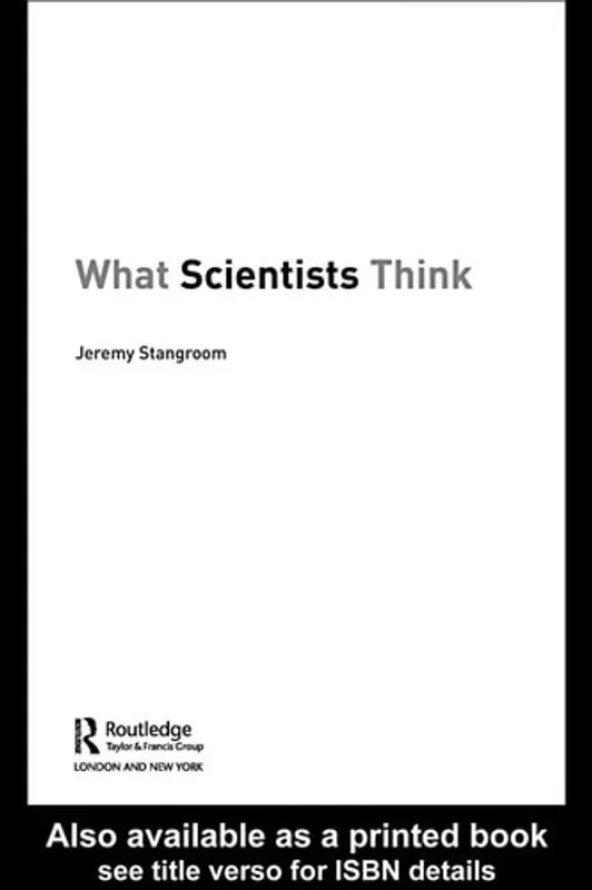 What Scientists Think - Jeremy Stangroom Speciale Aanbieding