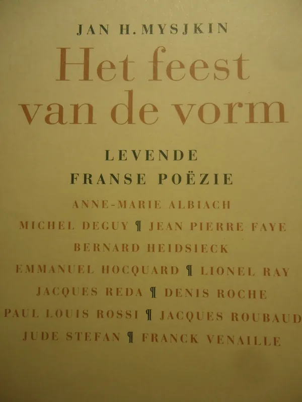 Dagaanbieding Het feest van de vorm - J.H. Mysjkin