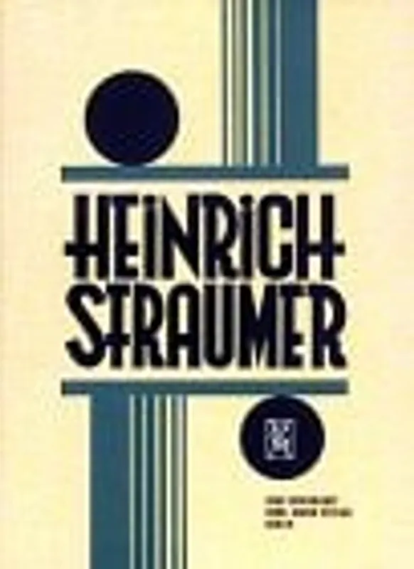 Heinrich Straumer - Author Unknown Exclusieve Aanbieding