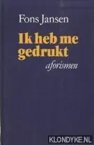 Bestseller Ik heb me gedrukt - Jansen