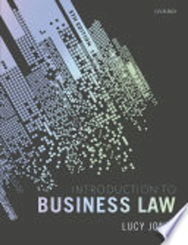 Rechtstreeks Van De Fabrikant Introduction to Business Law - Lucy Jones