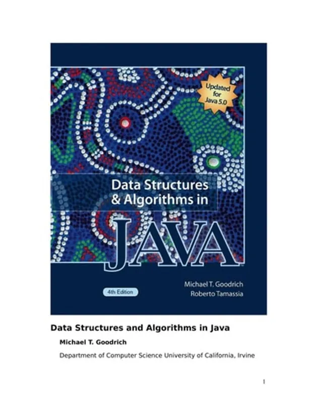 Direct Beschikbaar Data Structures and Algorithms in Java - Michael T. Goodrich