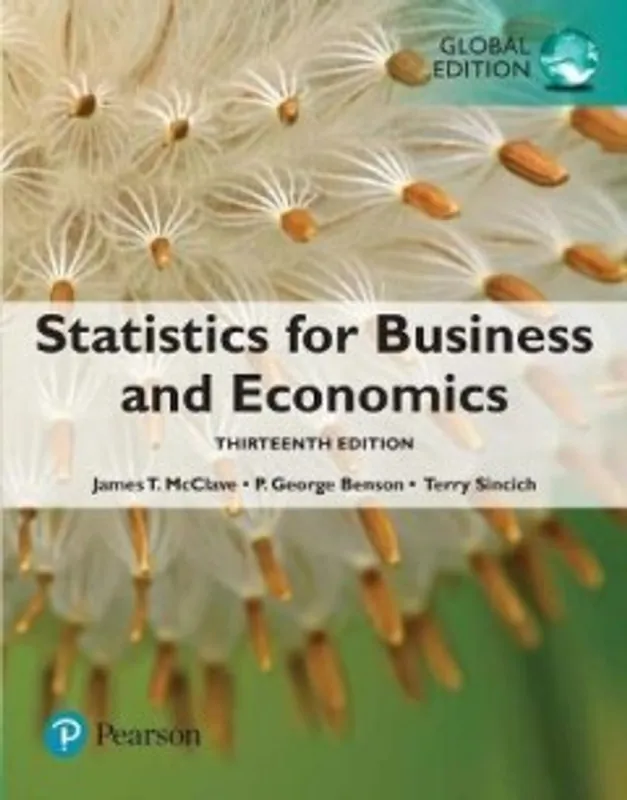 Gratis Verzending Statistics for Business and Economics, Global Edition - JamesMcClave; George Benson P.