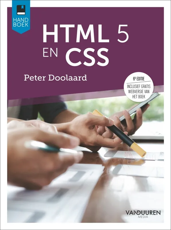Handboek HTML5 en CSS - Peter Doolaard Finale Uitverkoop