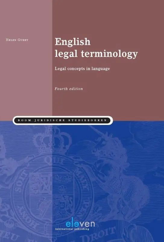 Actieprijs English legal terminology - Helen Gubby