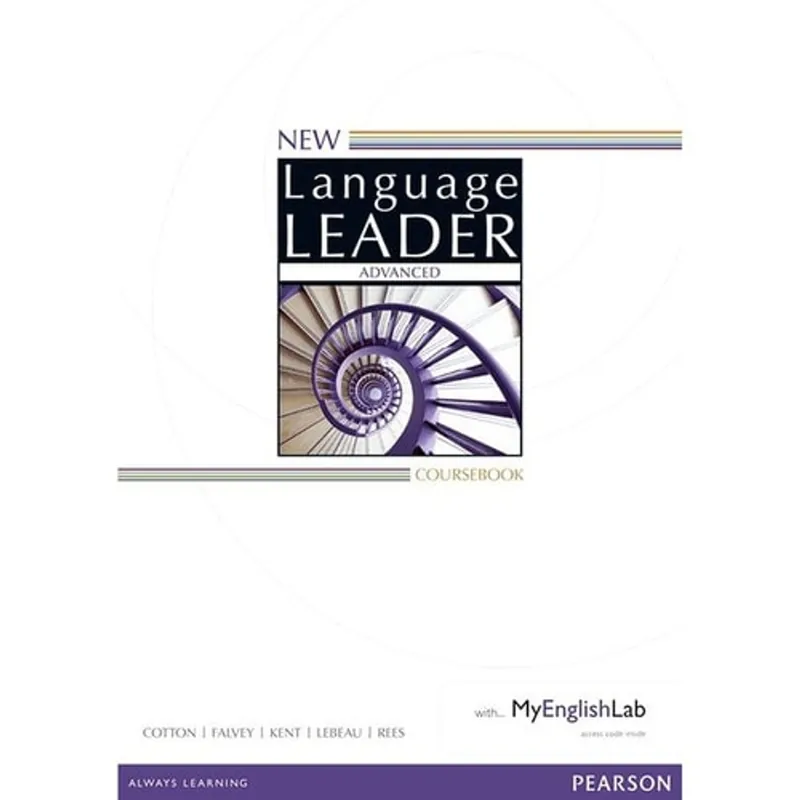 Alleen Vandaag NEW LANGUAGE LEADER ADVANCED COURSEBOOK WITH MYENGLISHLAB PACK - David Cotton