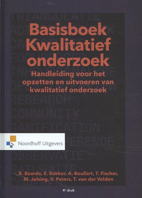 Uitverkoop Vast Boek - Ben Baarda; Esther Bakker; Anneleen Boullart; Mark Julsing; Tom Fischer; Vincent Peters; Thérèse Van der Velden