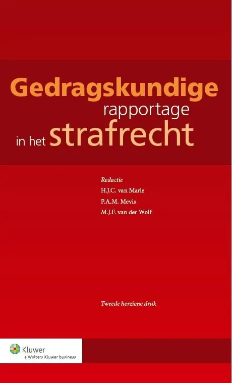 Gedragskundige rapportage in het strafrecht Betaalbaar