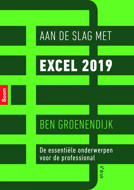 Aan de slag met Excel 2019 - Ben Groenendijk Lage Kosten