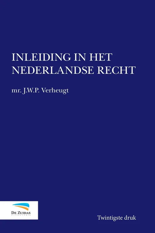 Gecertificeerd Inleiding in het Nederlandse recht - J.W.P. Verheugt