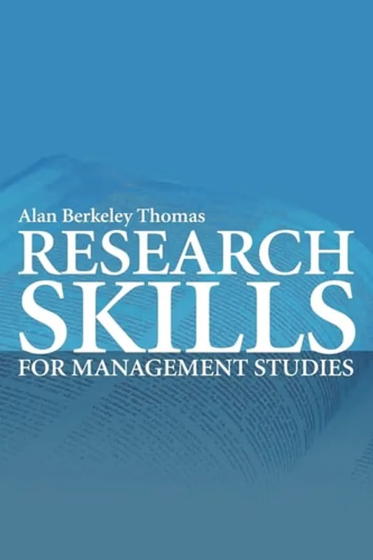 Beste Prijs Research Skills for Management Studies - Alan Berkeley Thomas