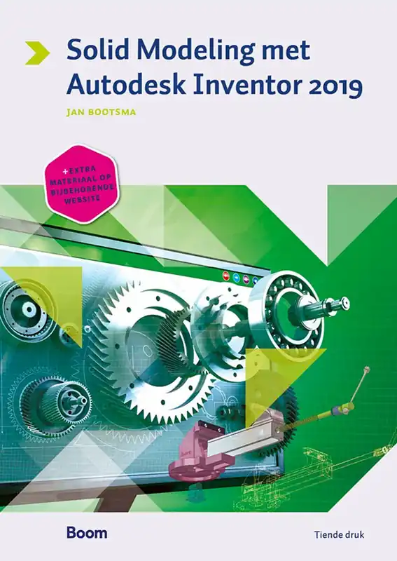 Gratis Retour Solid modeling met Autodesk Inventor 2019 - Jan Bootsma