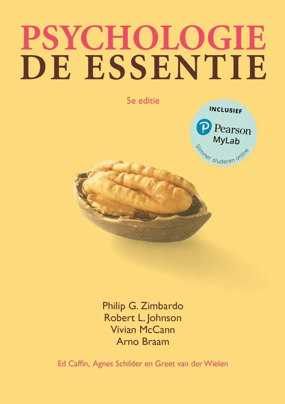 Psychologie, de essentie, 5e editie met MyLab NL - Philip G. Zimbardo; Robert L. Johnson; Vivian McCann; Arno Braam Finale Uitverkoop