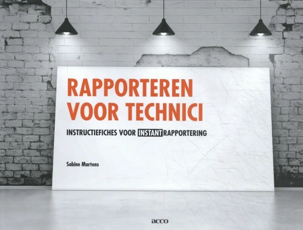 Beste Prijs Rapporteren voor technici - Martens Sabine