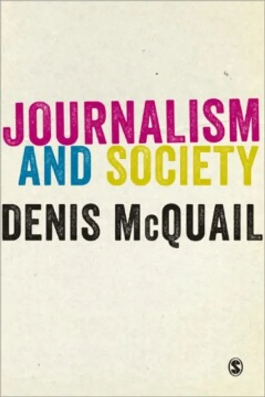 Journalism and Society - McQuail Shop Nu