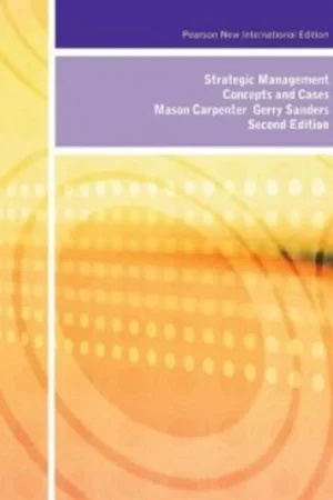 Bestel Nu Strategic Management: Pearson New International Edition:Concepts and Cases - Carpenter Mason; Sanders Gerry
