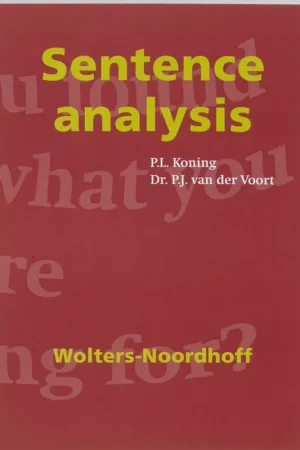 Sentence analysis - P.L. Koning; P.J. van der Voort Aanbieding