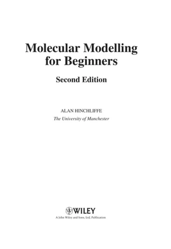 Gecertificeerd Molecular Modelling for Beginners - Alan Hinchliffe