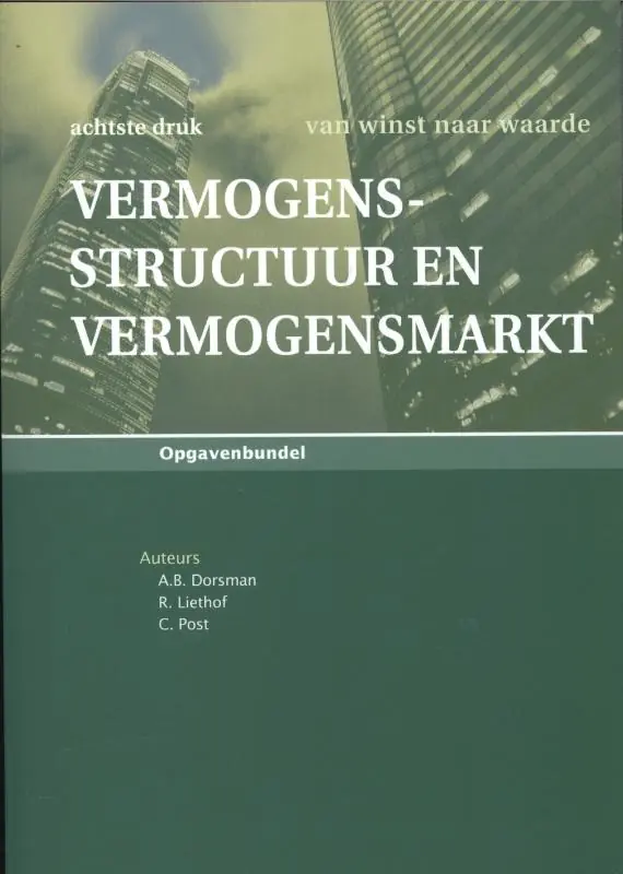 Opgavenbundel - A.B. Dorsman; R. Liethof; C. Post Merkproduct