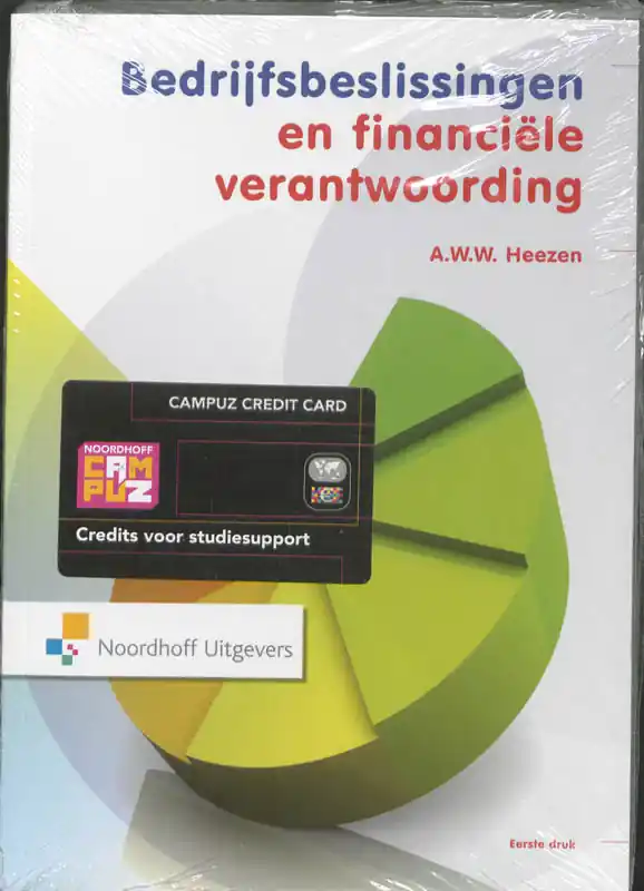 Bedrijfsbeslissingen en financiele verantwoording - A.W.W. Heezen Laatste Versie
