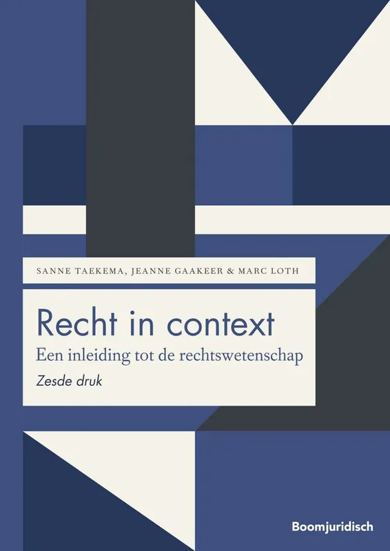 Tijdelijk Beschikbaar Recht in context - H.S. Taekema; A.M.P. Gaakeer; M.A. Loth